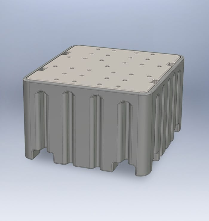 Rechteckige Tanks und Sicherheitswannen