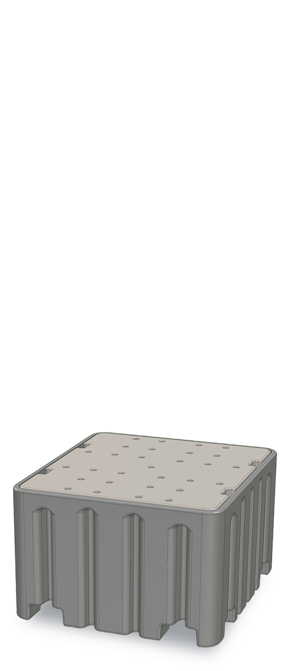 Rechteckige Tanks und Sicherheitswannen