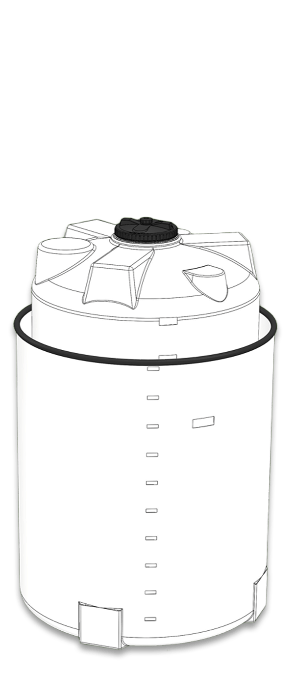 Doppelwandiger Behälter