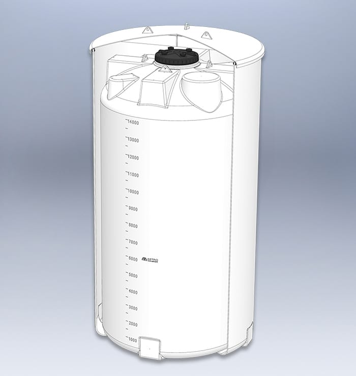 Doppelwandiger Behälter