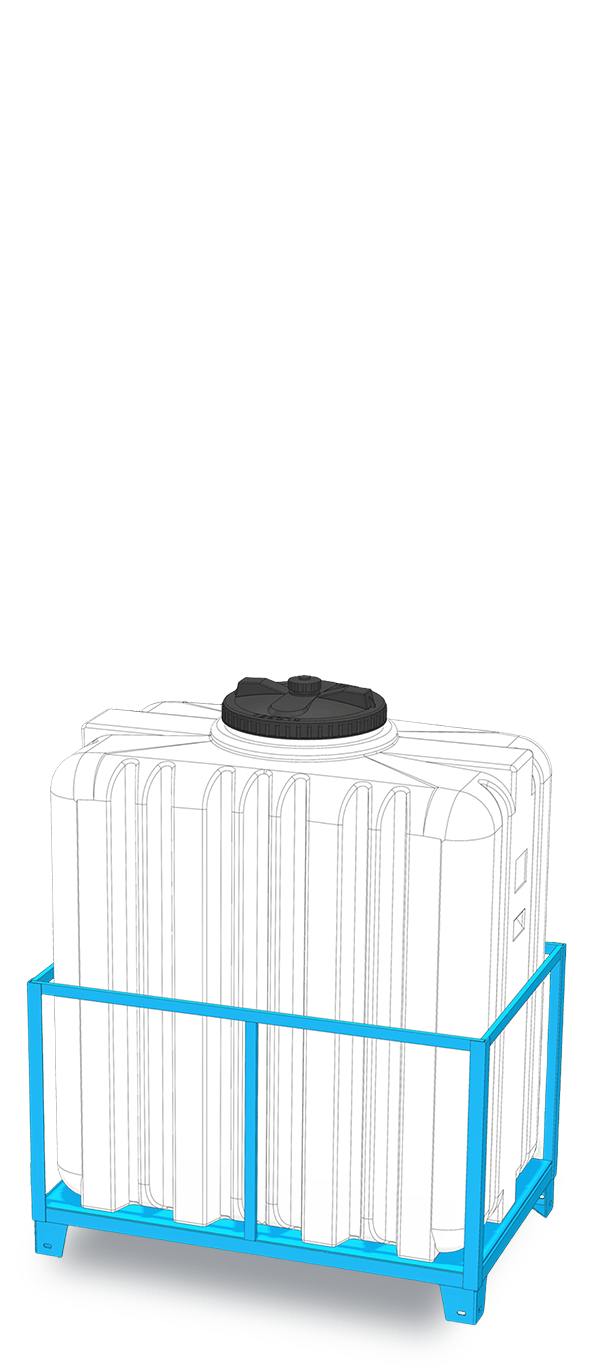 Horizontaltank für den Erdeinbau